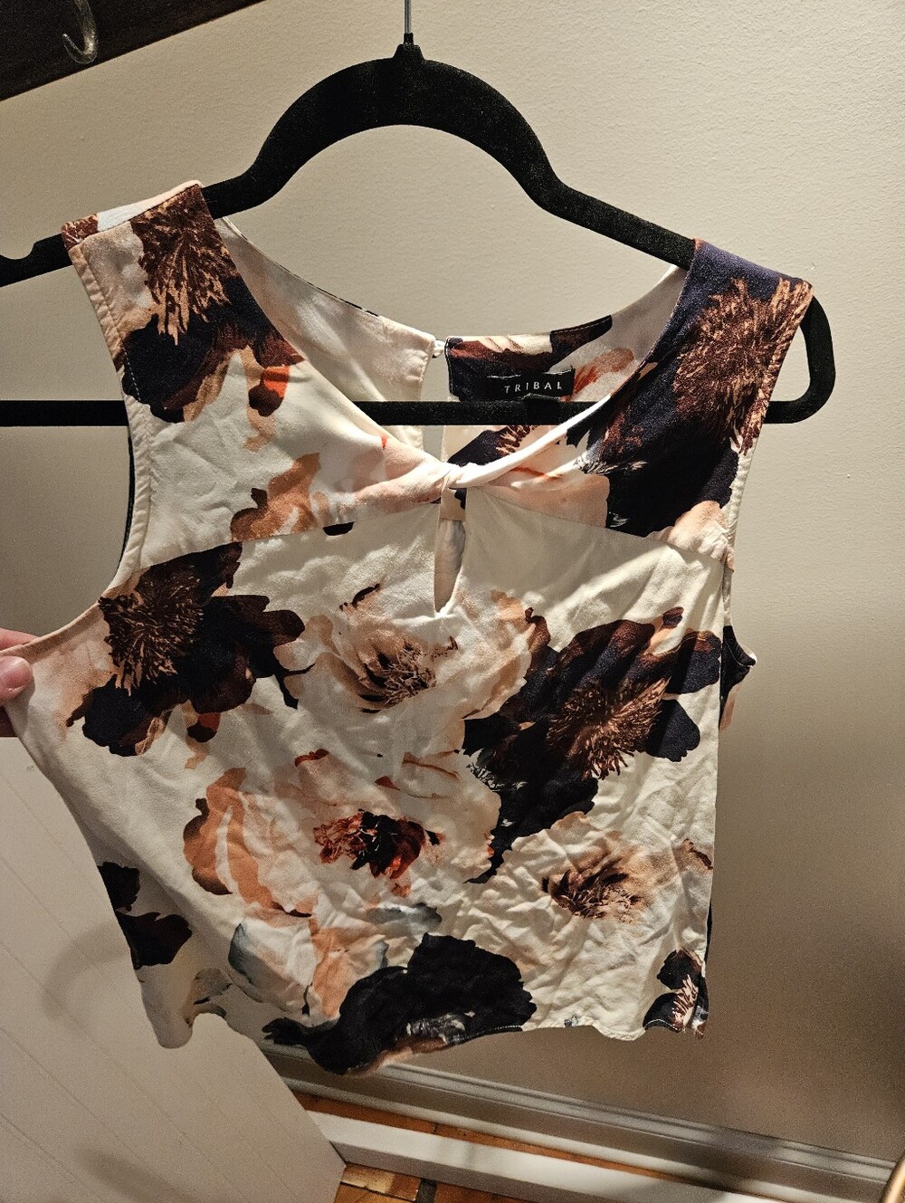 Floral Dressy Tribal Tank